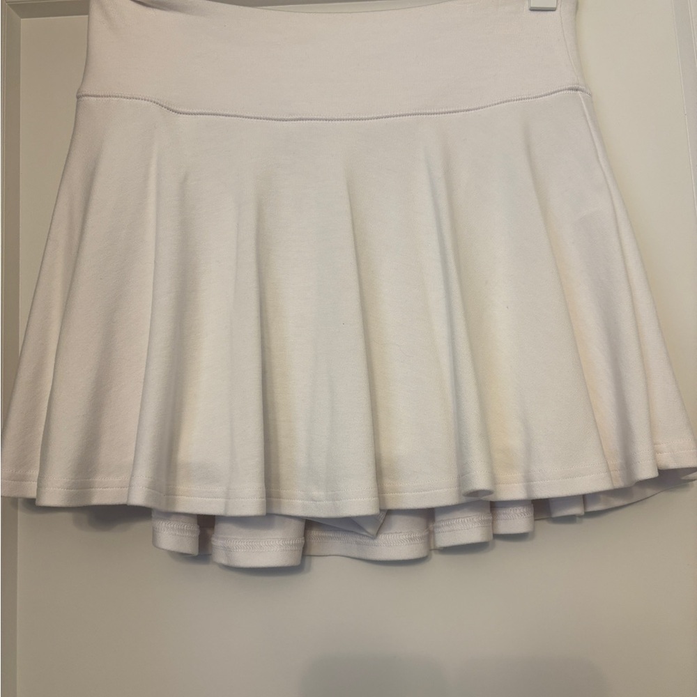 Hollister White Skater Skirt